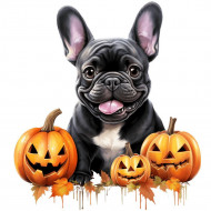 Nažehlovačka Buldoček Halloween