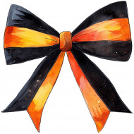 Nažehlovačka Mašle oranžovo černá