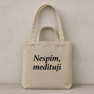 Taška Nespím, medituji béžová