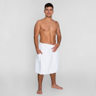 Pánský froté Kilt do sauny bílý