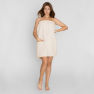 Dámské froté Pareo do sauny béžové