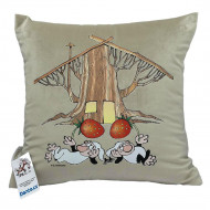 Povlak na polštářek Křemílek a Vochomůrka chaloupka