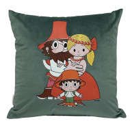 Povlak na polštářek Rumcajs, Manka a Cipísek