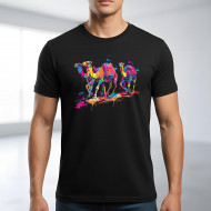 Tričko černé VELBLOUDI color I.