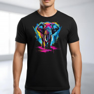 Tričko černé SLON color I.