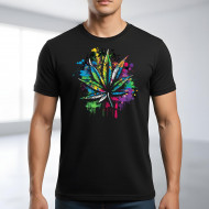 Tričko černé ENERGIE z přírody color