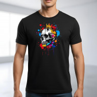 Tričko černé LEBKA královna color