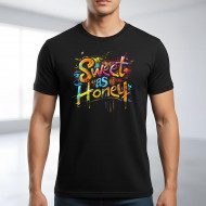 Tričko černé Sweet as a honey