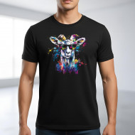 Tričko černé FUNKY KOZEL color