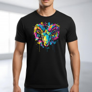 Tričko černé KOZOROH color