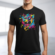 Tričko černé ZOMBIE PES color