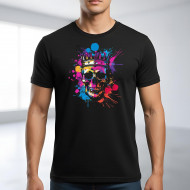 Tričko černé LEBKA král color