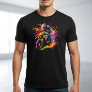 Tričko černé MOTORBIKER color