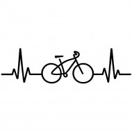 Nažehlovačka Cyklo ekg černá