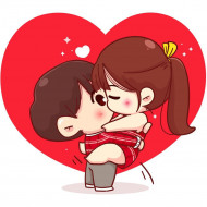 Nažehlovačka Kiss couple