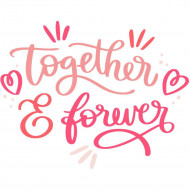 Nažehlovačka Together & forever