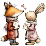 Nažehlovačka Zamilované zvířátka