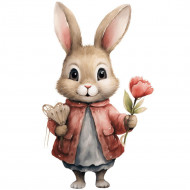 Nažehlovačka Kralíček s růžickou