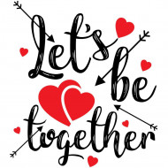 Nažehlovačka Lets be together