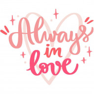 Nažehlovačka Alvways in love