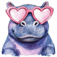 Nažehlovačka Hroch a růžové brýle