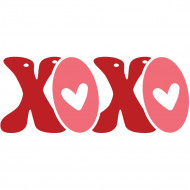 Nažehlovačka XOXO srdíčka