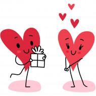 Nažehlovačka Srdíčka dáreček