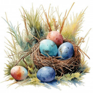 Nažehlovačka Vajíčka v hnízdě 1