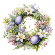 Nažehlovačka Velikonoční věneček 2