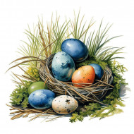 Nažehlovačka Vajíčka v hnízdě 2