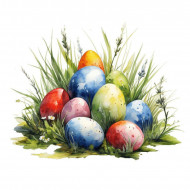 Nažehlovačka Kraslice v trávě 3