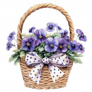 Nažehlovačka Macešky v košíku 2