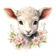 Nažehlovačka Beránek a kvítí