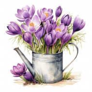 Nažehlovačka Krokusy v konvičce