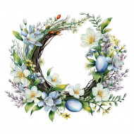 Nažehlovačka Velikonoční věneček 4