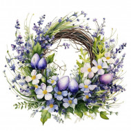 Nažehlovačka Velikonoční věneček 7