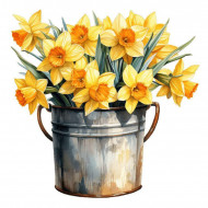 Nažehlovačka Narcisy v hrnci