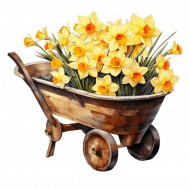 Nažehlovačka Narcisy ve vozíčku