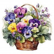 Nažehlovačka Macešky v košíku 1