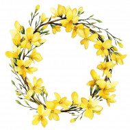 Nažehlovačka Zlatý déšť věneček