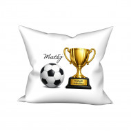 Povlak na polštářek Nejlepší fotbalista a Váš text