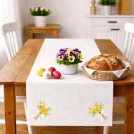 Ubrus zlatý déšť kytice