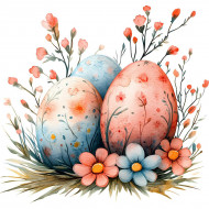 Nažehlovačka Kraslice s kvítím