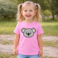 Dětské tričko růžové Koala