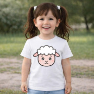 Dětské tričko bílé Ovce