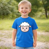 Dětské tričko modré Ovce