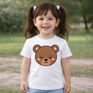 Dětské tričko bílé Medvěd