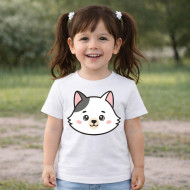 Dětské tričko bílé Vlk