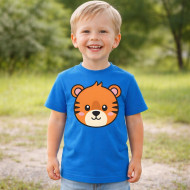 Dětské tričko modré Tygr