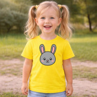 Dětské tričko žluté Zajíc
